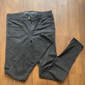 Black American eagle jeggings